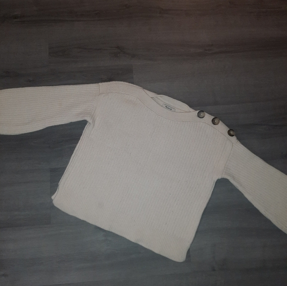 Madewell Boatneck Button-Shoulder Sweater - Picture 3 of 6